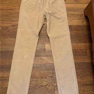 J Crew Men's Tan Corduroy Pants